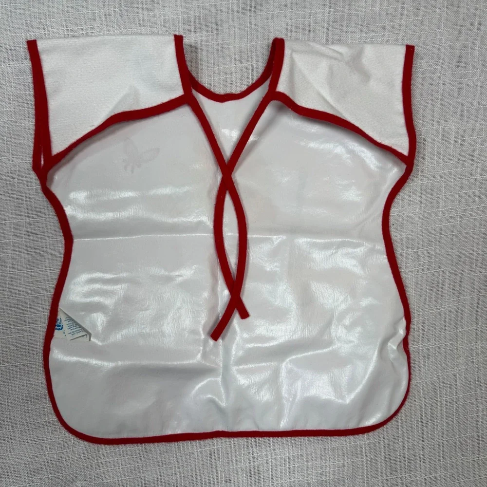 VTG Disney Winnie the Pooh Piglet Coverall Bib First Years Unisex Crumbs Catcher